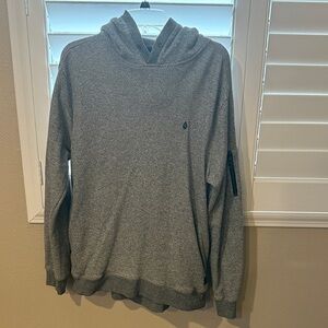 Volcom True to This Heather Gray Men's Hoodie - Large